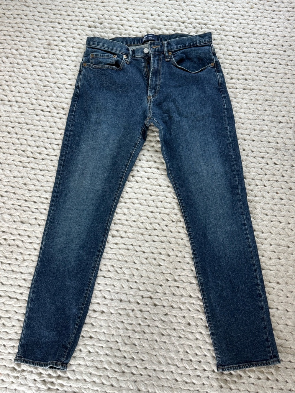 GAP men’s Dark Blue Denim Slim Jeans